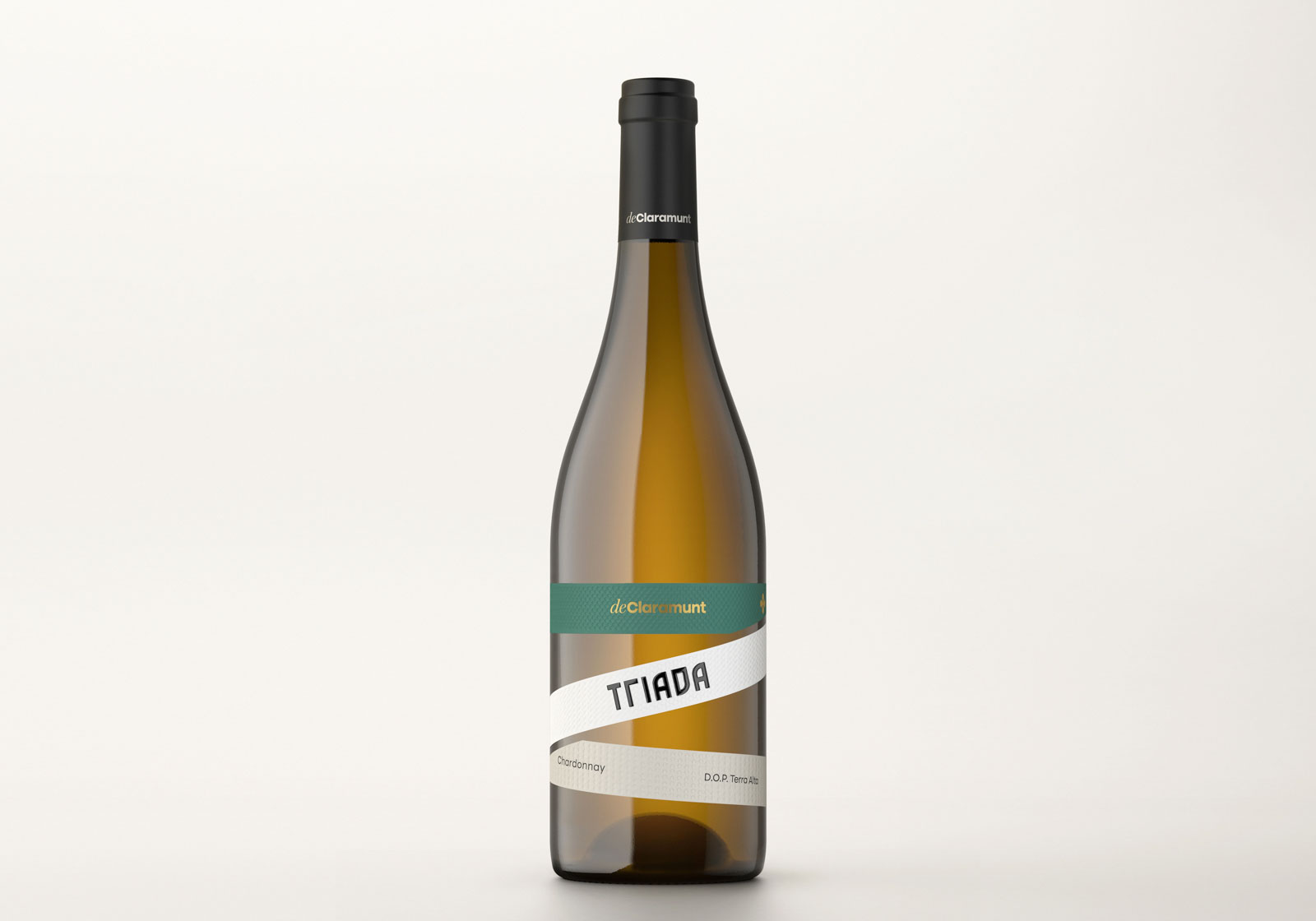 Diseño etiqueta de vino Triada de Claramunt